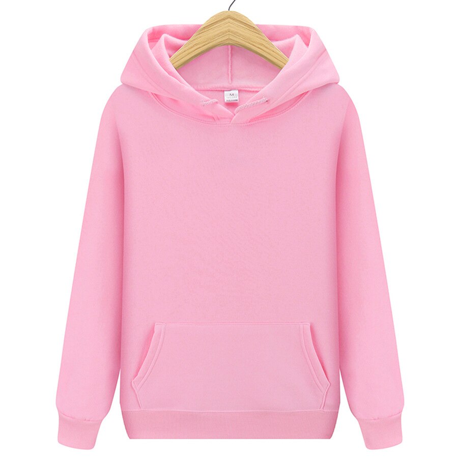 Women Hoodies Solid Color Basic Hoodie Female Lady Casual Long Sleeve O Neck Harajuku Sweatshirt Top Pullovers Fashion Clothing