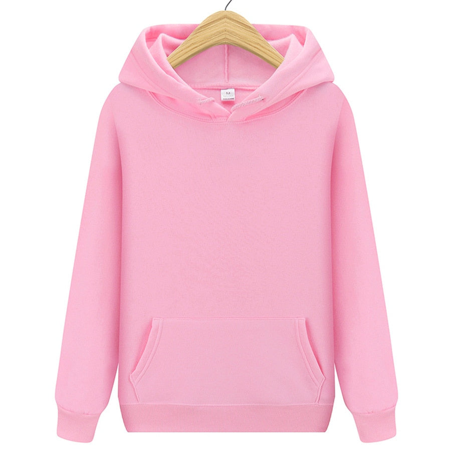 Women Hoodies Solid Color Basic Hoodie Female Lady Casual Long Sleeve O Neck Harajuku Sweatshirt Top Pullovers Fashion Clothing