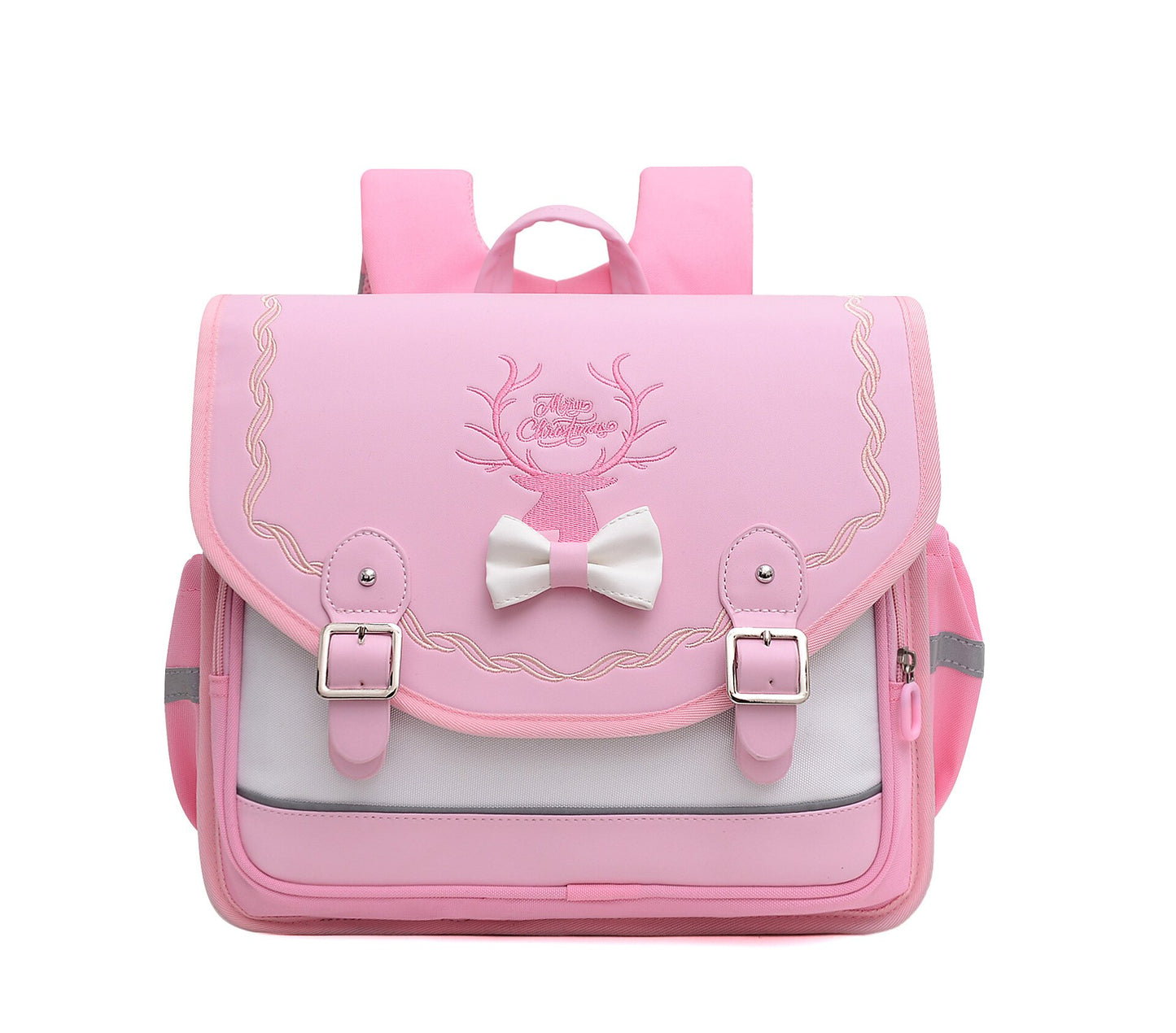 School Bags Girls Orthopedic Backpack Cute Waterproof PU SchoolBag for Teenage Flip Book Bag Student Grade 1-3 Mochilas Infantil