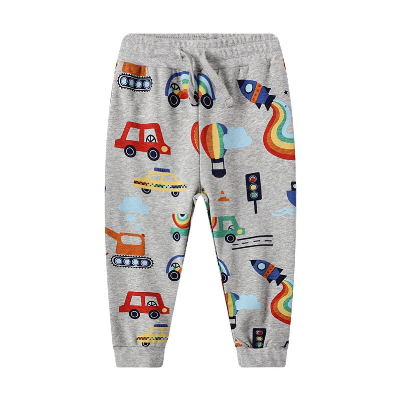 2022 fashion Children&#39;s Clothing Boys Pants Summer Spring New Casual Kid Pants Cartoon Cotton Elastic Style Toddler Trousers