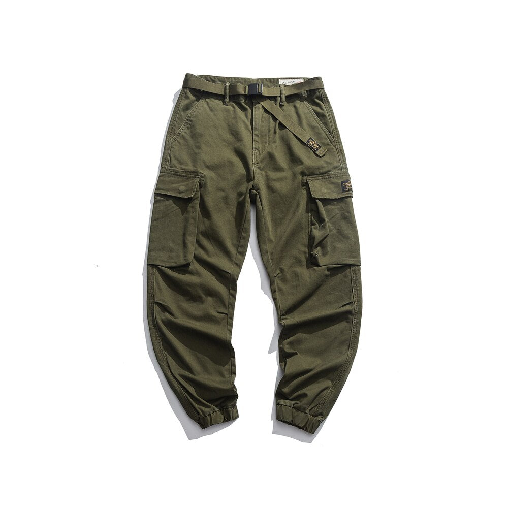 Fashion High Quality Military Camo Tactical Cargo Pants American Streetwear Casual Trousers Men Clothing Harajuku Joggers male