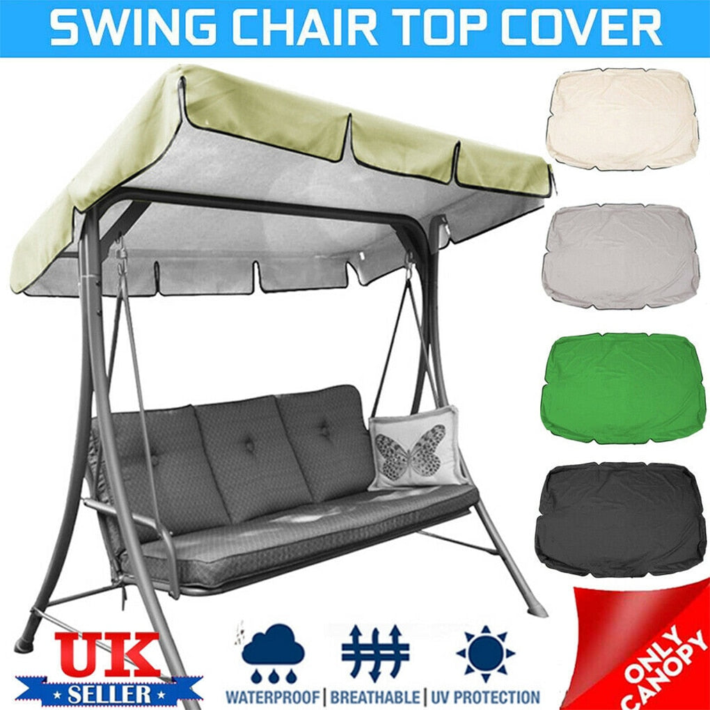 rain top rain cover ruffled park outdoor rainproof cover patio swing chair dust dwaterproof covers water swing seat top cover