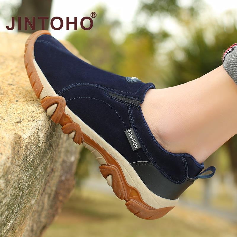 2021 High Quality Brand Men Shoes Leather Loafers Shoes Breathable Spring Autumn Casual Shoes Outdoor Non Slip Men Sneakers