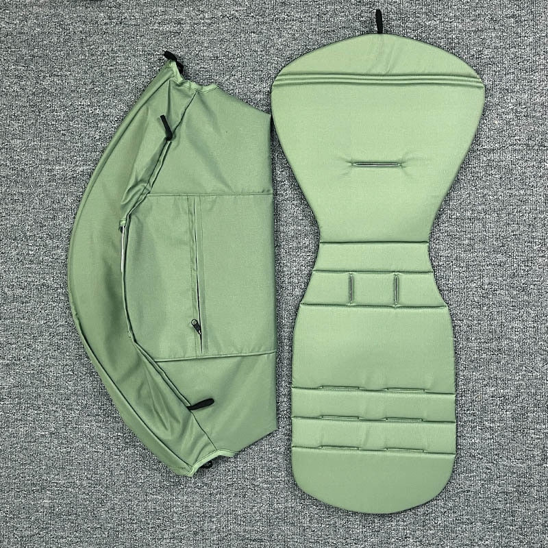 Stroller Hood &amp; Mattress For Babyzen YOYO2 Oxford Cloth Back Zipper Pocket Yoyo Stroller Accessories 175 Degree Hood Cushion