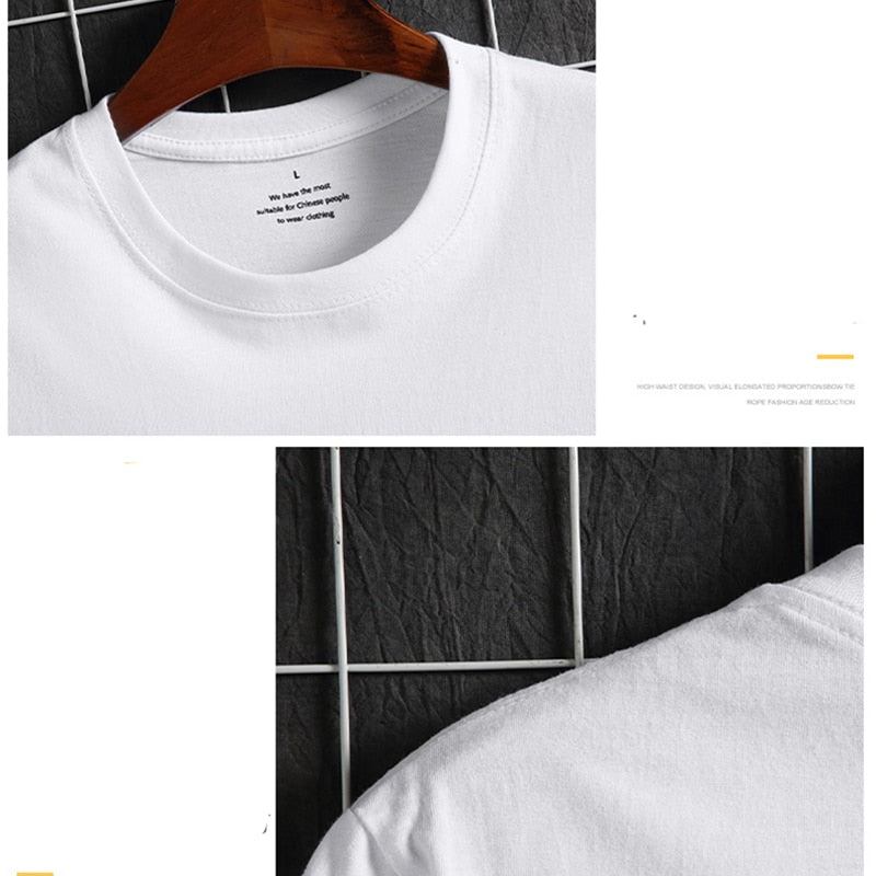 2022 Men&#39;s T-shirt Fashion O-neck Top Pure Cotton Clothing Short Sleeve High Quality Summer Clothing T-shirt  graphic t shirts