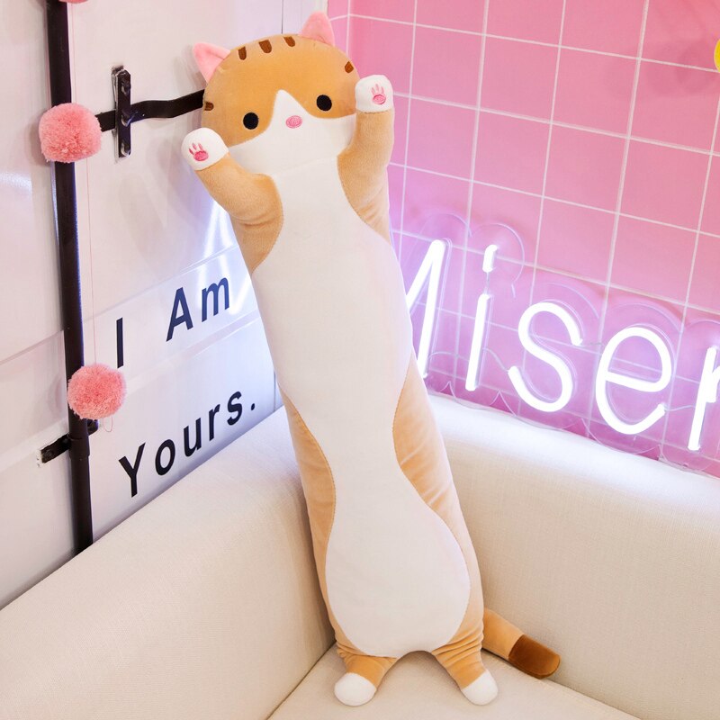 70/90/120CM Cartoon Animal Dinosaur Unicorn Cat Plush Toys Stuffed Soft Long Sleeping Pillow Dolls Children Birthday Gift