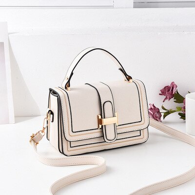 TRAVEASY 2023 Fashion Satchels Patchwork Women Shoulider Bag Hasp Solid Color Feamle Hand Bag Leisure Party Crossbody Bag