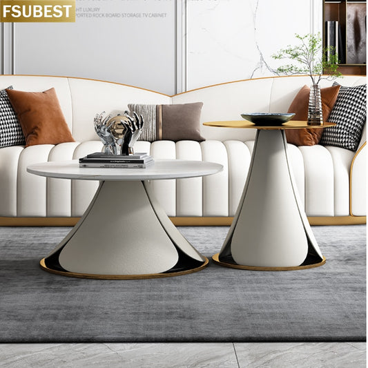 Modern Light Luxury Tea Table Size Circle Combination Small Living Room Simple Creative Designer Coffee Table  طاولات الطعام