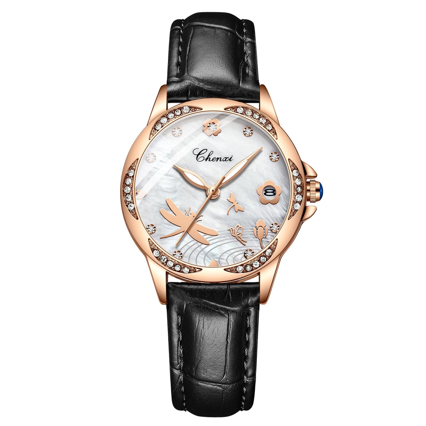 CHENXI Top Brand Women&#39;s Watches Classic Analog Quartz Ladies Bracelet Wristwatch Casual Leather Women Waterproof Watch