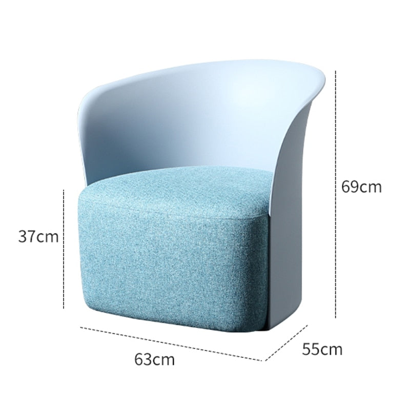 Arm Vanity Accent Chair Nordic Designer Design Aesthetic Art Chair Dressing Balcony Computer Relax Fauteuil Salon Armchair