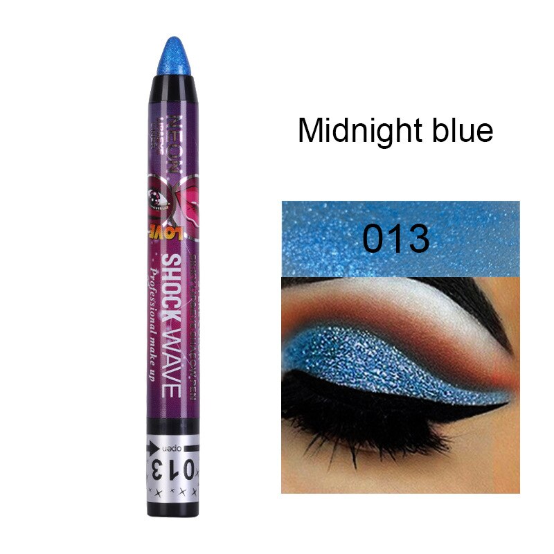 36 Colors Long-lasting Eyeshadow Pencil Waterproof Pigment Blue Brown Black Eyeliner Pen Women Fashion Color Eye Makeup Cosmetic