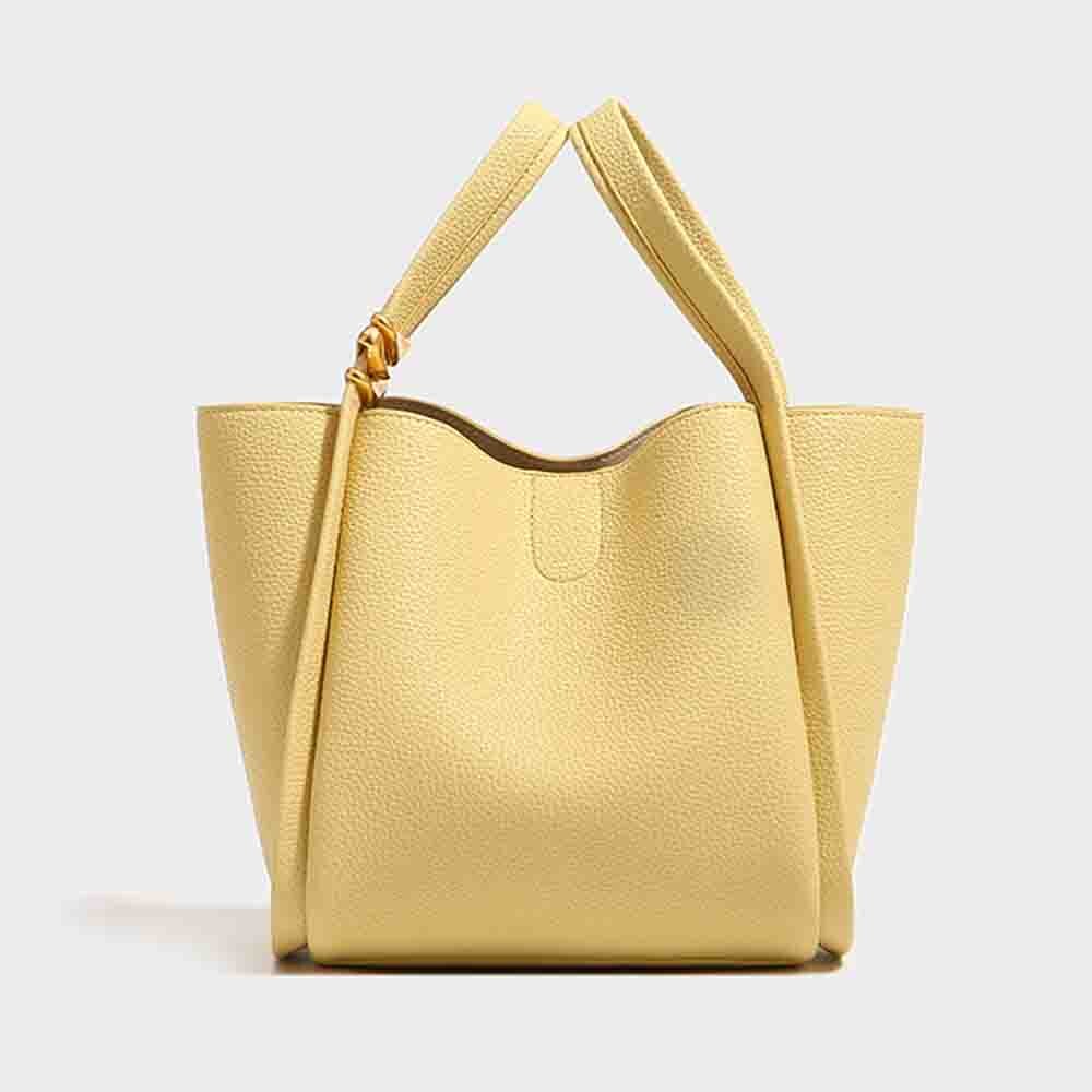 MS Fashion Women Genuine Leather Bucket Luxury Designer Bag Unique Purses and Handbags Soft Cowhide Shoulder Daily Bag 2022 New