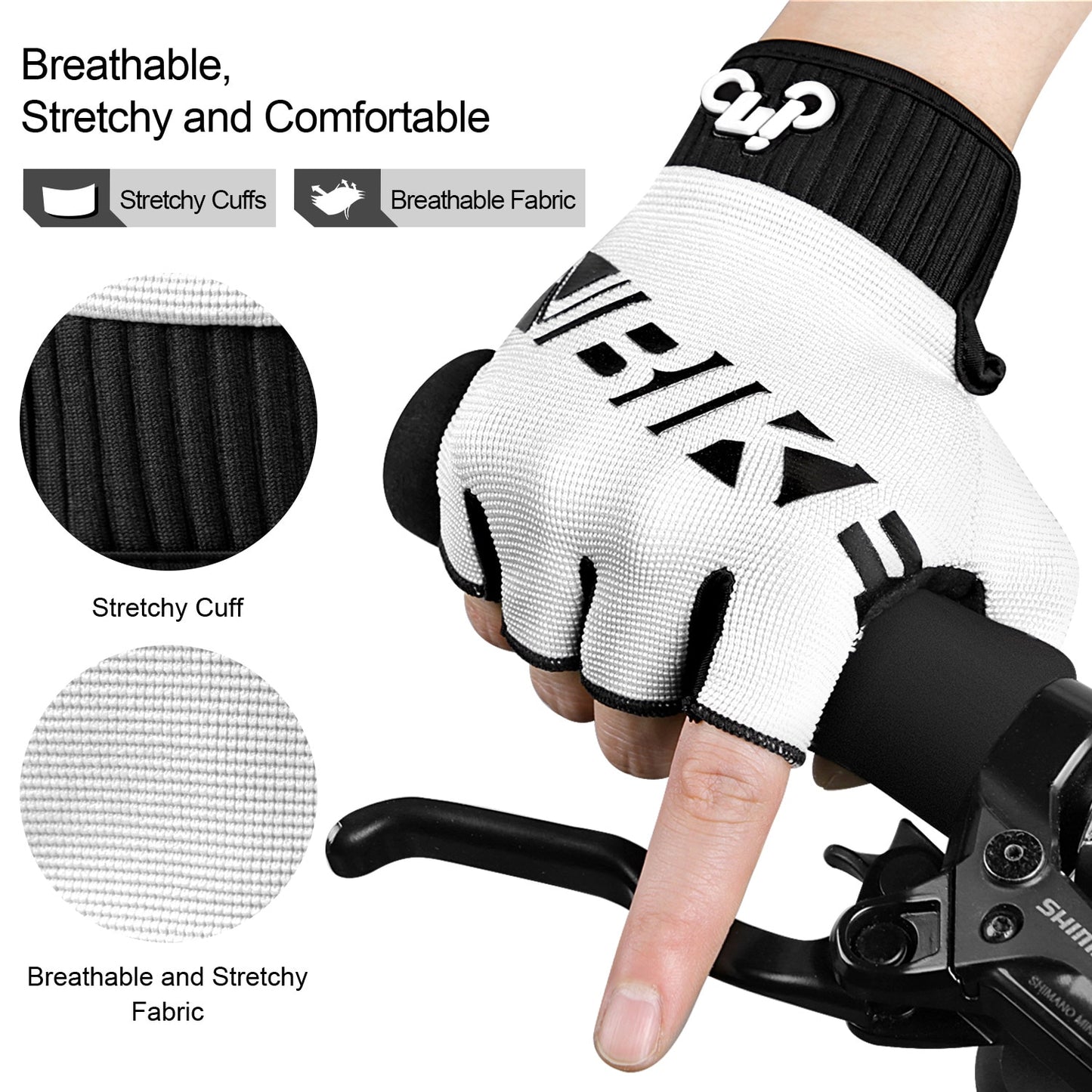 INBIKE 2023 Shockproof Cycling Gloves Fingerless MTB Bicycle Gloves Summer for Men Fitness Outdoor Sports Gym Bike Accessories