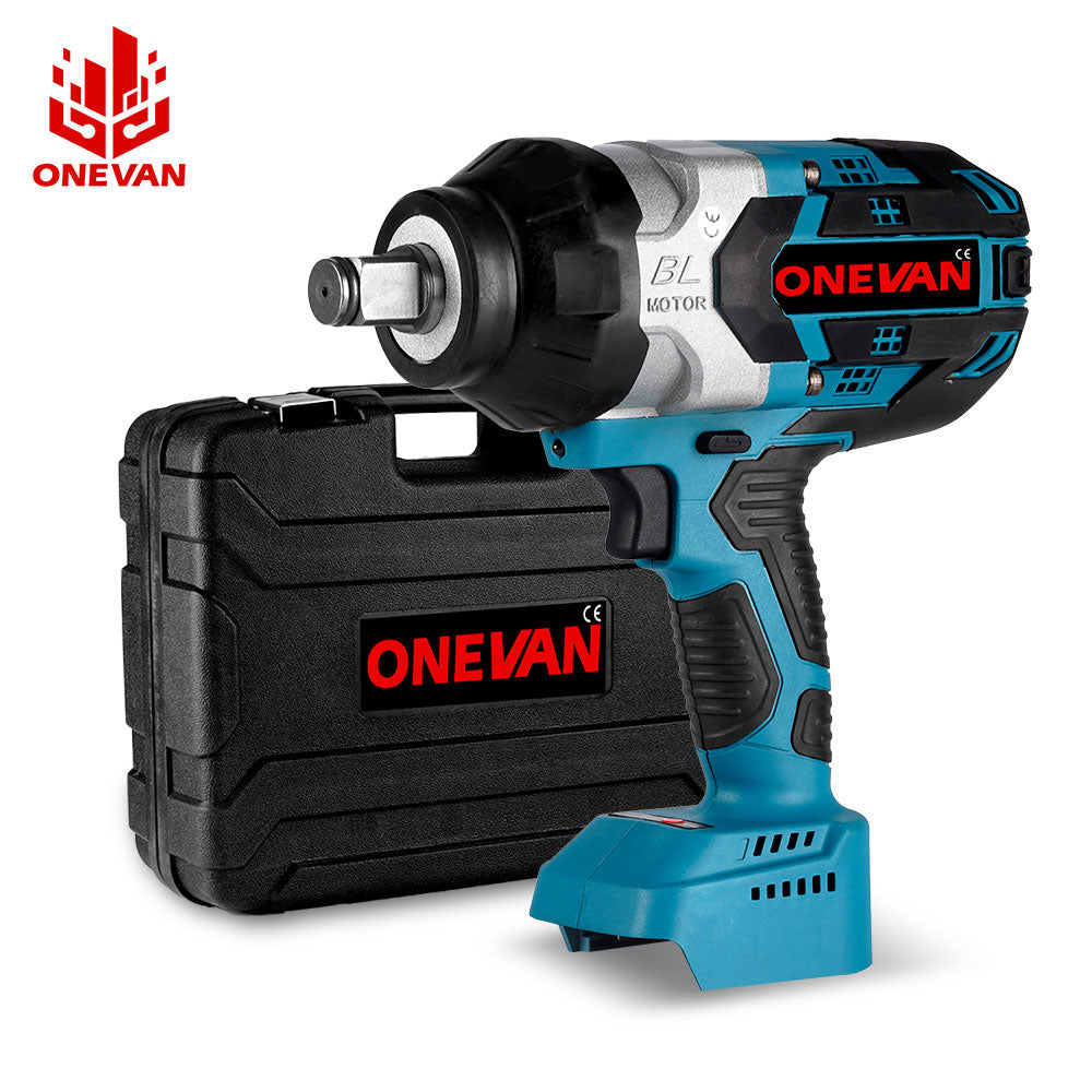 ONEVAN 2200NM 2500W High Torque Brushless Cordless Electric Impact Wrench 3/4 inch Power Tools Compatible For Makita 18V Battery