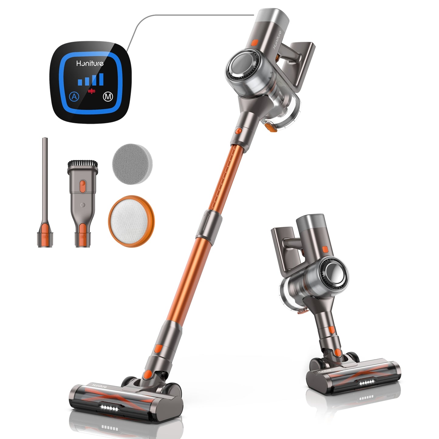 400W 33Kpa S11 Cordless Wireless Vacuum Cleaner 45Mins Removable Battery with display Smart Home Appliance Aspiradora