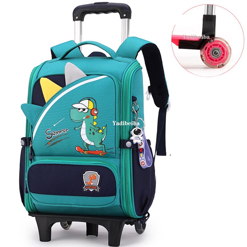 School Bag With Wheels For Boys Girls School Trolley Backpack For Girls Waterproof Wheeled Backpack For School Bags Trolley Bags