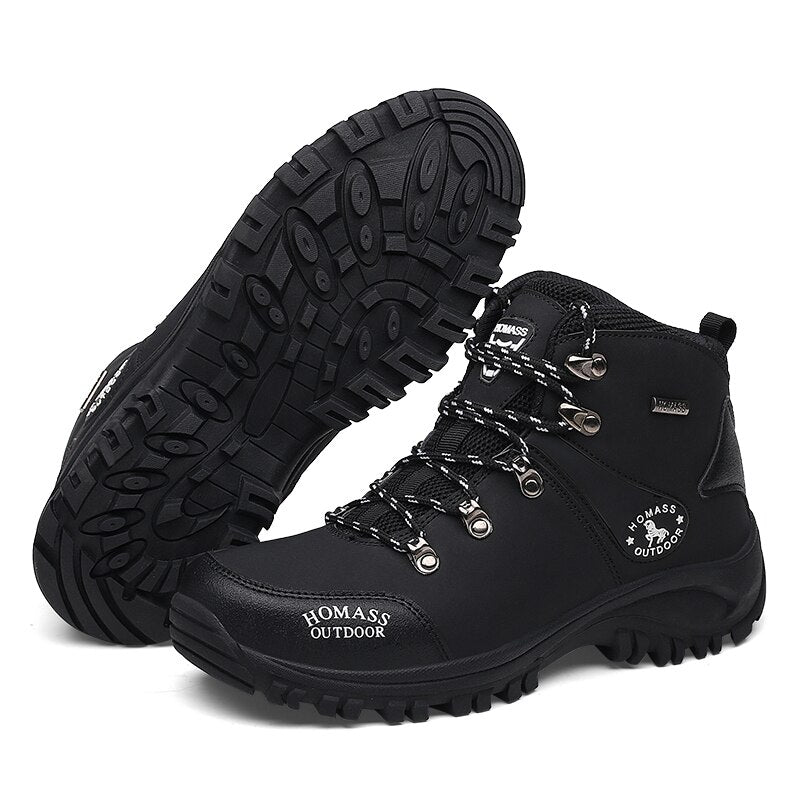 Shoes For Men Winter Keep Warm Men&#39;s Boots Male High-top Non-slip Snow Boots Outdoor Work Climbing Shoes Trekking Boots Sneakers