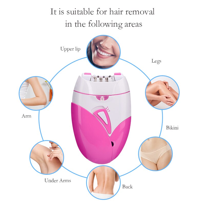 Electric Epilator USB Charging Shaver Stainless Steel Blade Women Hair Remover Professional Painless Shaving Machine Rechargable