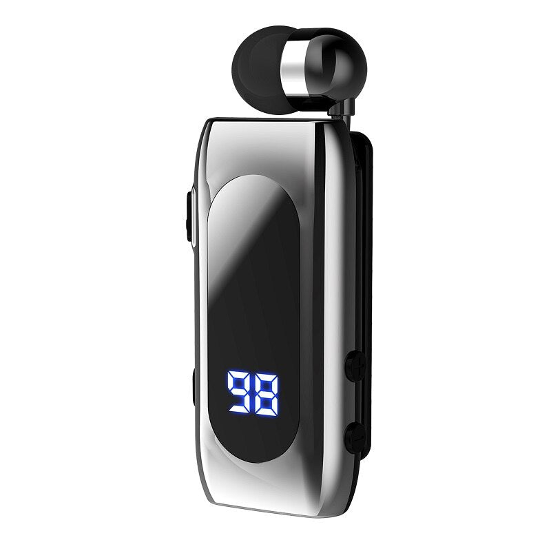 New Sale K55 Mini Bluetooth Headset BT5.2 Talk Time 20 Hours Call Remind Vibration Sport Clip Driver Auriculares Earphone