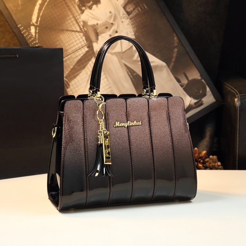 Luxury Fashion Genuine Leather Women&#39;s Bags Crossbody Handbags Large Capacity Female Portable Shoulder Messenger Bag 2022 New