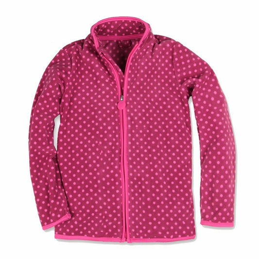 New Spring&amp;Autumn Children Kids Girls Hoodies Baby Girls Dot Polar Fleece Jackets and Coats Kids Sweatshirt