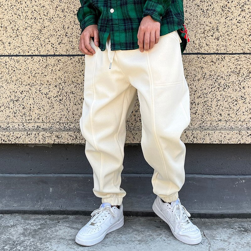 Japanese High Quality Streetwear Loose Oversized Sweatpants Men Kpop Korean Hip Hop Harem Jogging Pants Harajuku Casual Joggers