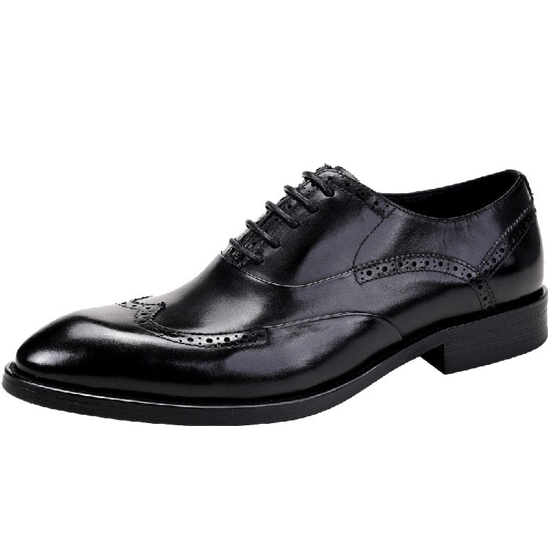 2022 Summer New Patent Leather Men&#39;s Vintage Italian Design Men&#39;s Brock Genuine Leather Dress Shoes Men&#39;s Handmade Wedding Shoes