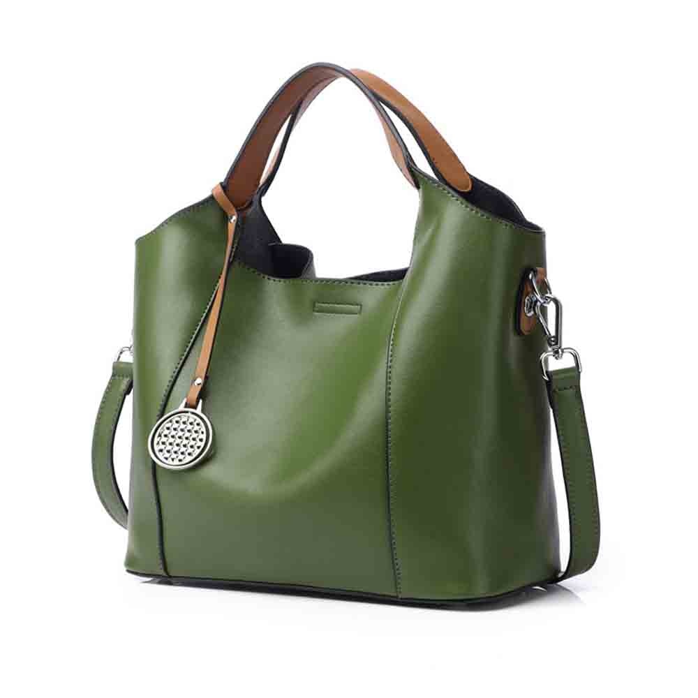 Motingsome Winter Trend 2023 new women handbag European and American style natural cowhide leather shoulder tote composite bags