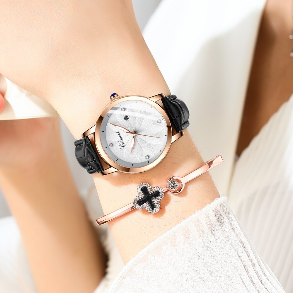 CHENXI Women Watches Top Brand Luxury Analog Women&#39;s Bracelet Wrist Watch Fashion Waterproof Ladies Dress Quartz Clock