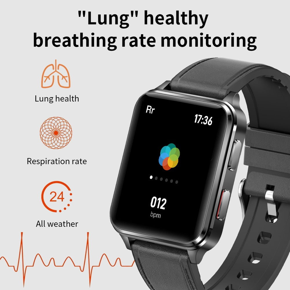 2022 New Version KUMI KU5 PRO Air Pump Wrist Blood Pressure Men Smart Watch Heart Rate Blood Oxygen Sleeping Monitor Smartwatch