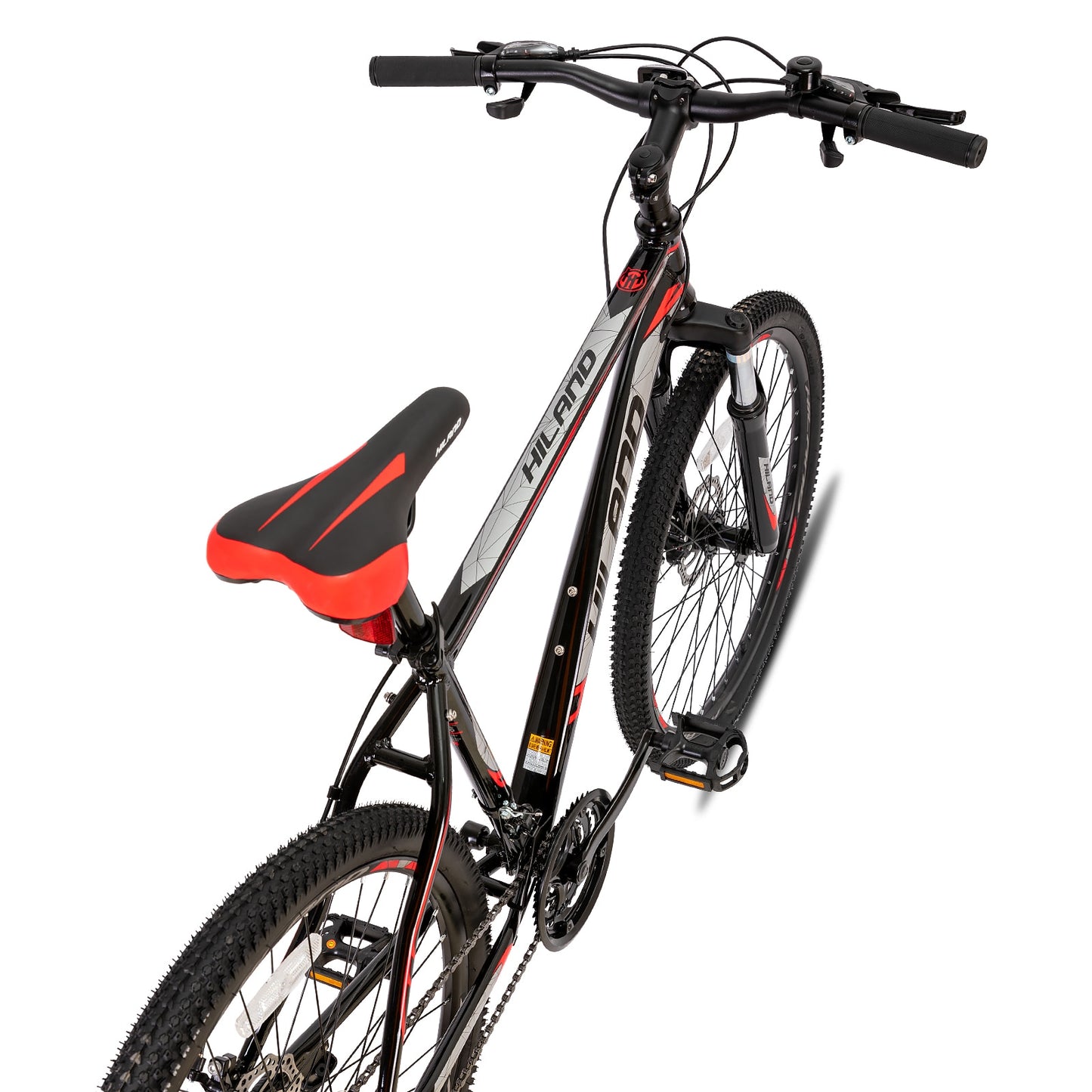 Hiland Mountain Bike 21 Speeds Drivetrain,Aluminum Frame 26 Inch Wheels Disc-Brake Spokes Men Women Men&#39;s MTB Bicycle