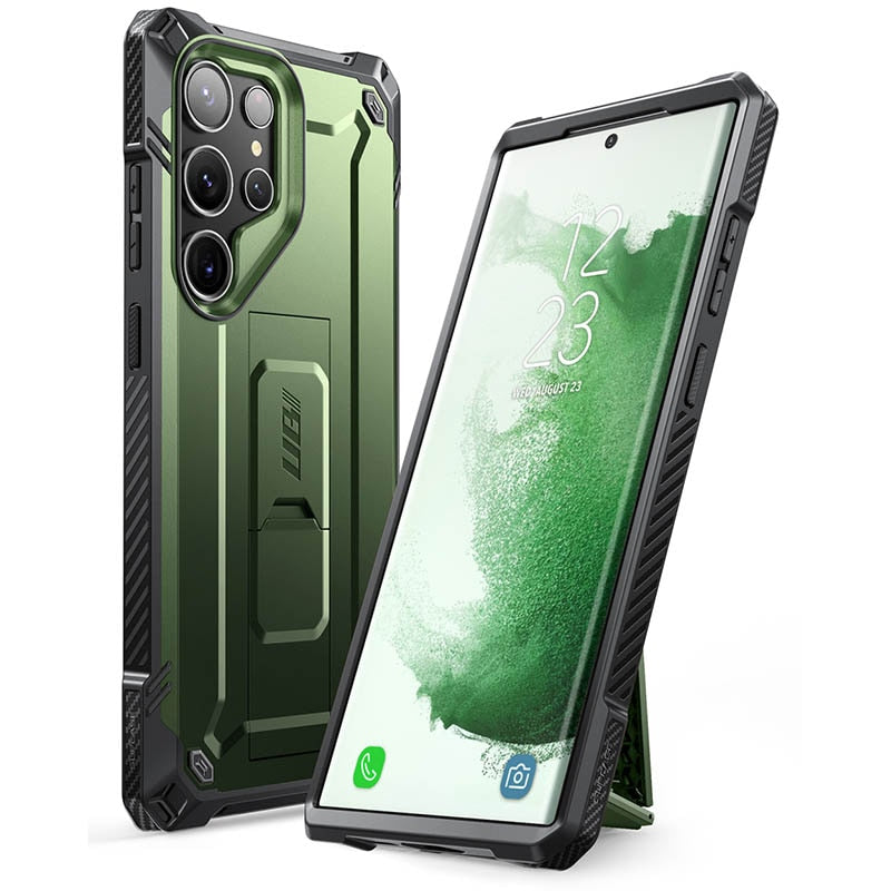 For Samsung Galaxy S23 Ultra Case / S22 Ultra Case SUPCASE UB Slim Rugged Shockproof Protective Case with Built-in Kickstand