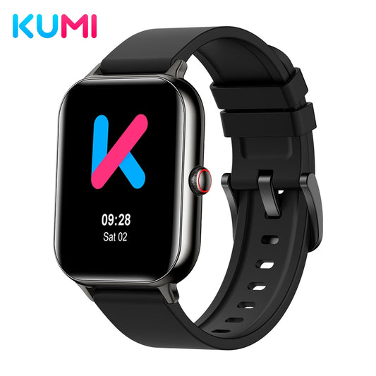 World Premiere KUMI KU6 Smart Watch 1.91inch NFC Smartwatch Bluetooth Call 110+ Sport Heart Rate Tracker IP68 Waterproof