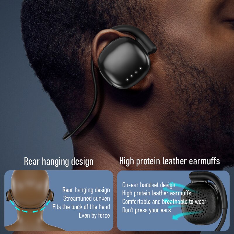 23 Hours Wireless Headphones Bluetooth 5.0 Stereo Earphones Sport Earbuds Headset With Mic Over the Ear Loud Speaker Headphone