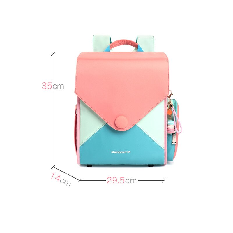 Rainbow Girl Backpack Kids  Primary School Children Backpack Girls 6-12 Years Old Kids Backpack Girls  Fashion Bags for Toddlers