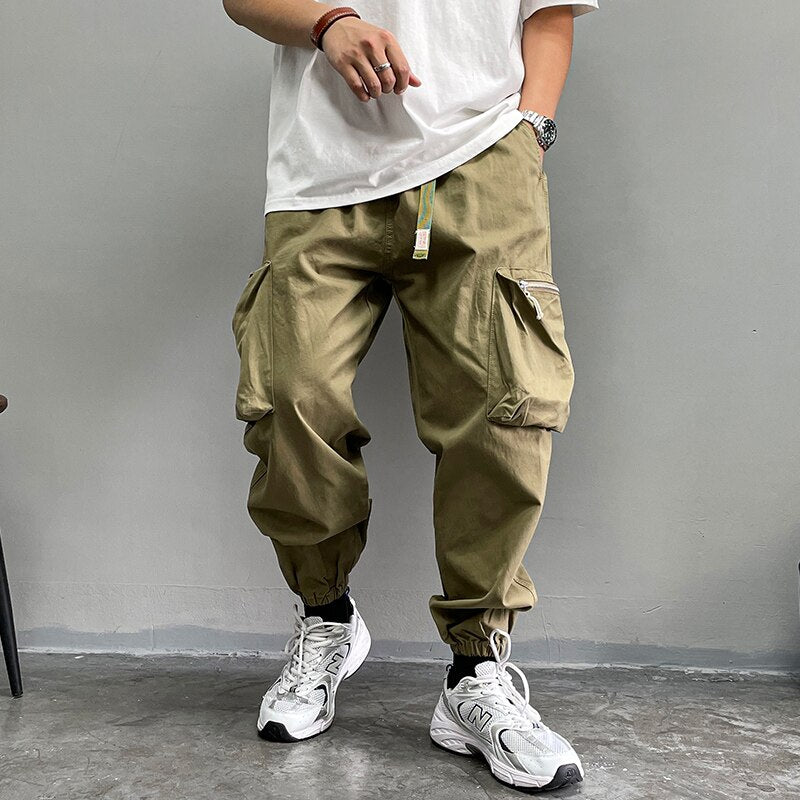 Korean Streetwear Fashion Hip Hop Cargo Pants Men Clothing Japanese Harajuku Jogging Trousers Techwear Joggers Casual Sweatpants