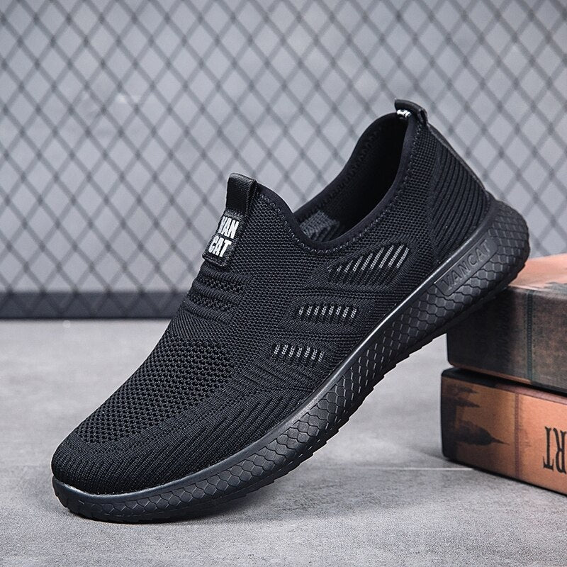 Men&#39;s Shoes Men Sports Shoes High Quality Casual Shoes Men Slip-On Sneakers Summer Outdoor Driving Comfortable Massage Loafers