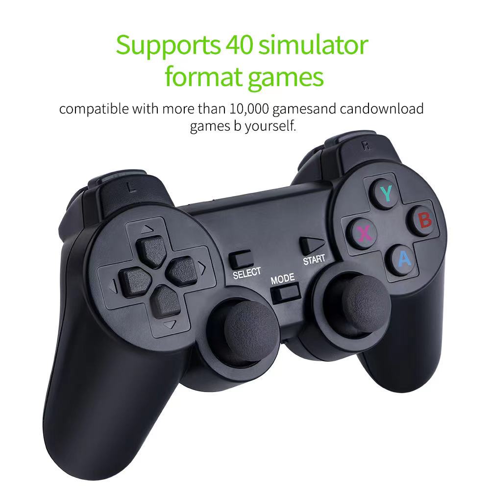 Video Game Console 2.4G Double Wireless Controller Game Stick 4K 10000 Games 64 32GB Retro Games for PS1/GBA Boy Christmas Gift