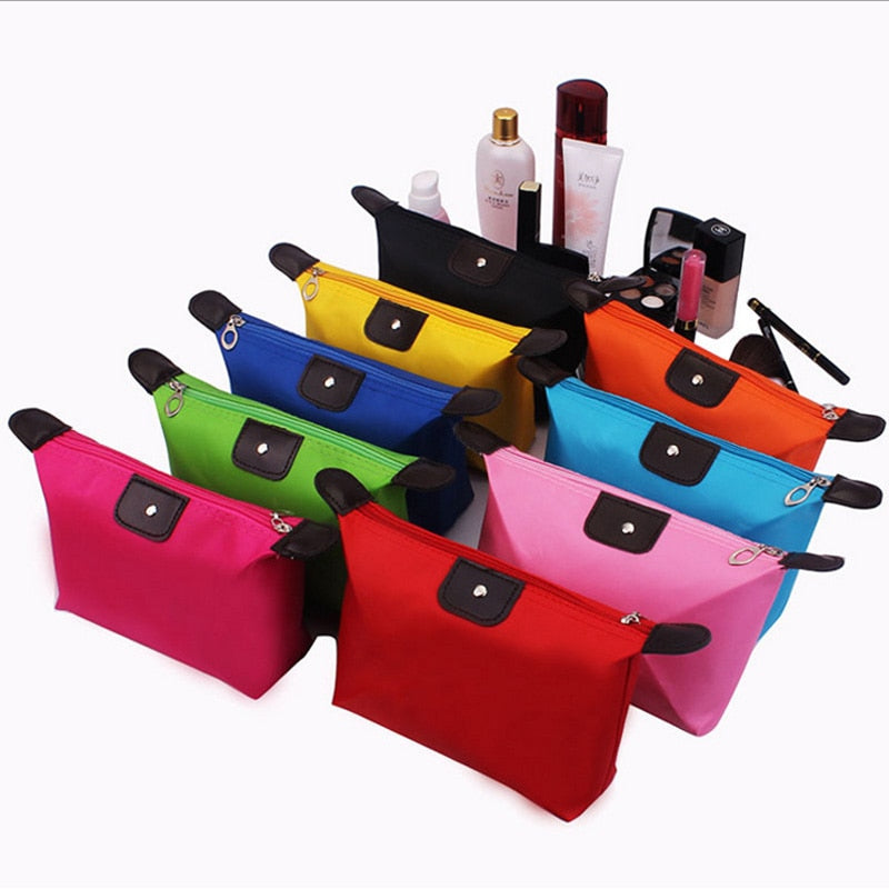 Women Travel Toiletry Make Up Cosmetic pouch bag Clutch Handbag Purses Case Cosmetic Bag for Cosmetics Makeup Bag Organizer