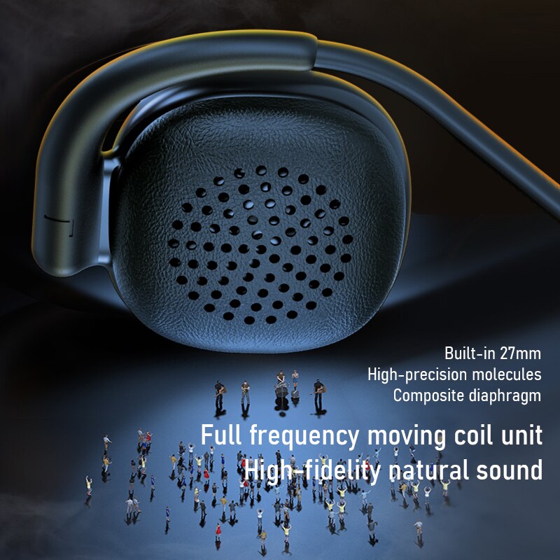 Sports Bluetooth Wireless Headphones with Mic IPX5 Waterproof Ear Hooks Bluetooth Earphones HiFi Stereo Music Earbuds for Phone