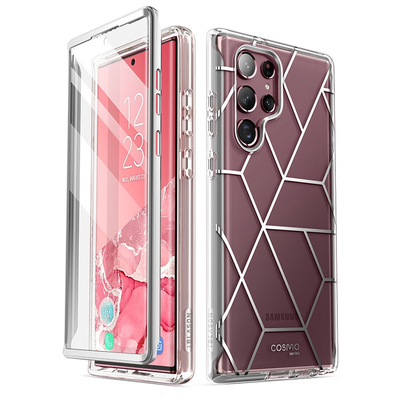 For Samsung Galaxy S22 Ultra Case 5G (2022 Release) I-BLASON Cosmo Slim Stylish Protective Case with Built-in Screen Protector