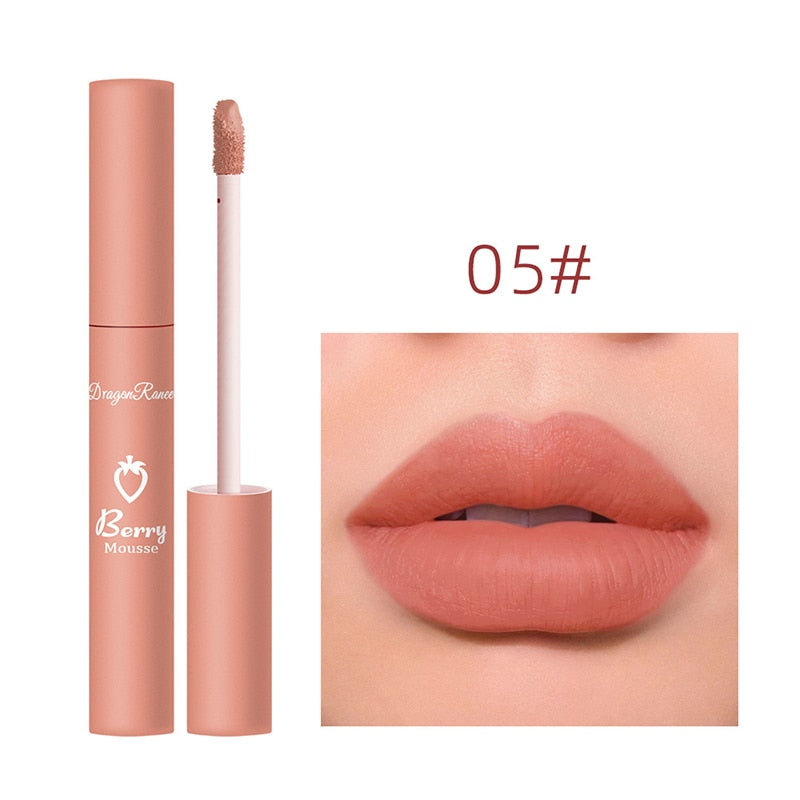 9Colors Matte Liquid Lipsticks Waterproof Ultra Velvet Lip Stick Pigment Sexy Red Nude Long Lasting Lip Gloss Makeup