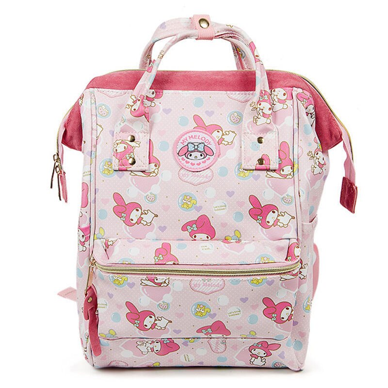 Sanrio Bag Merlot Large Capacity Versatile Elementary and Middle School Student Schoolbags Women&#39;s Backpack