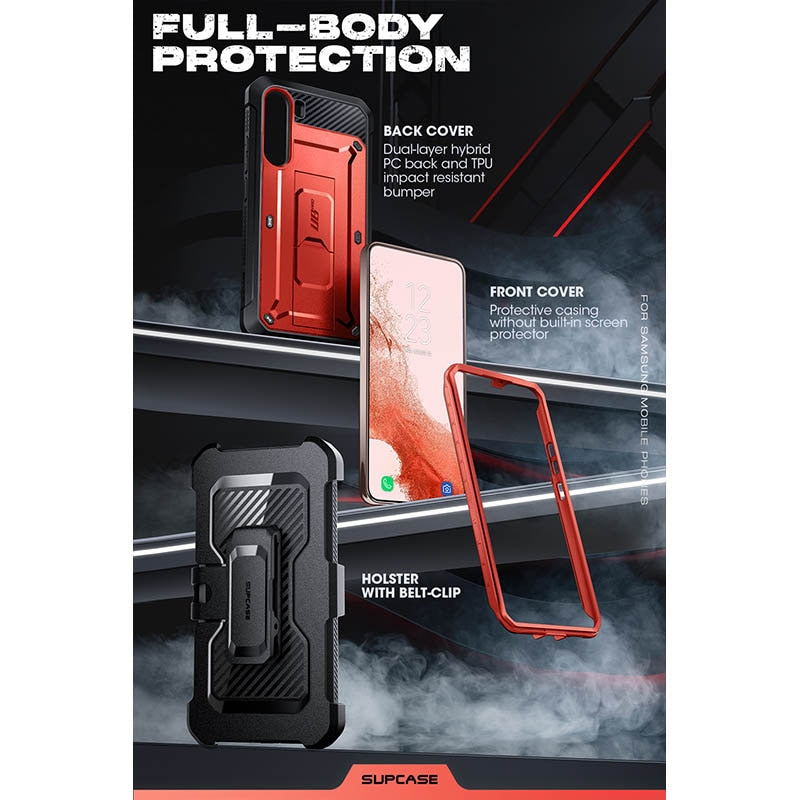 For Samsung Galaxy S23 Case (2023 Release) 6.1 inch SUPCASE UB Pro Full-Body Holster Cover WITHOUT Built-in Screen Protector