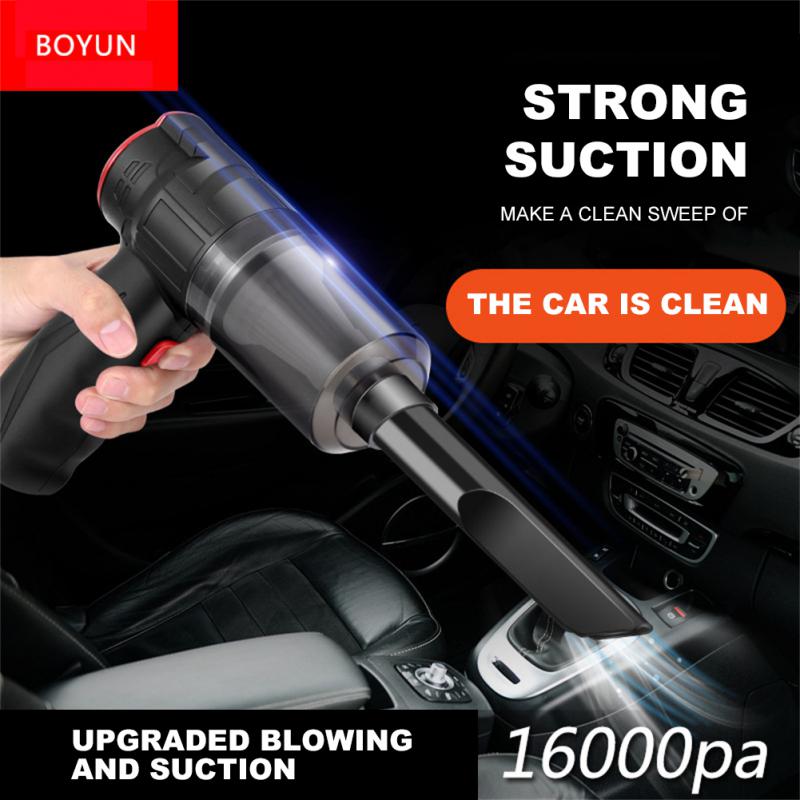 16000Pa Car Vacuum Cleaner Wireless Powerful Suction Vacuum Cleaner Handheld Portable Mini Vacuum Cleaner For Auto Interior Home