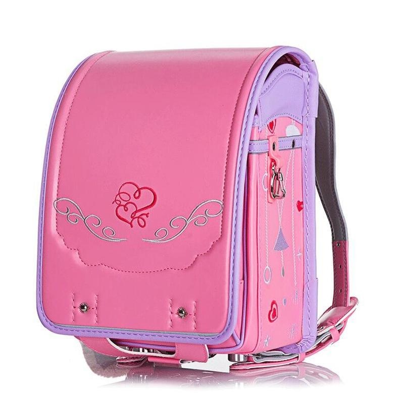 PU Leather School Bags for Girls 2022 NEW Japanese School Bag Orthopedic Backpacks for Primary School Students 1-3 Grades