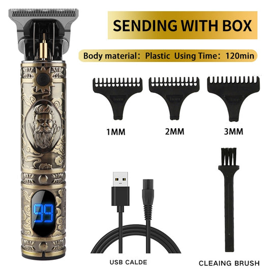 2022 USB Electric Hair Clippers Rechargeable Shaver Beard Trimmer Professional Men Hair Cutting Machine Beard Barber Hair Cut t9