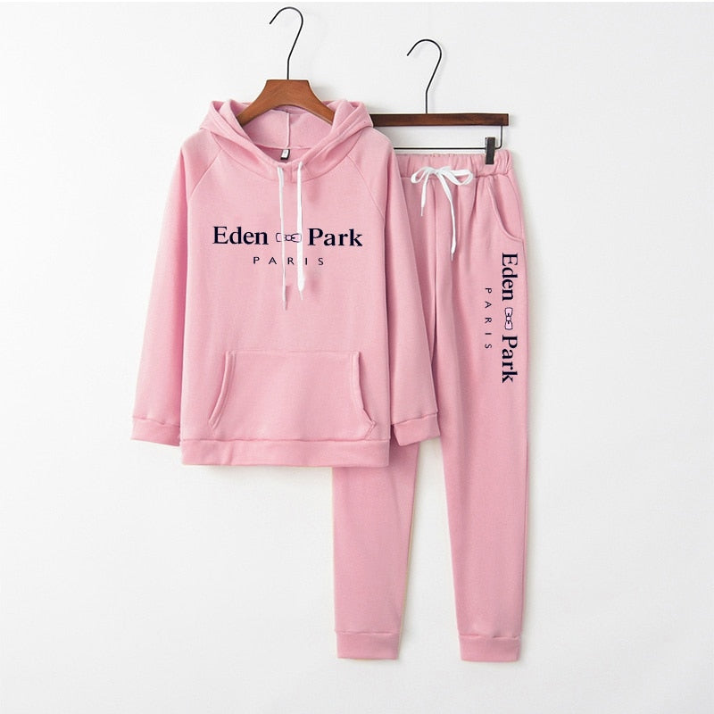 Couple Sets Spring Men Women Tracksuit Sweater Hoodie + Jogging Pants Casual Daily Sports Kit High Quality Autumn Lover Clothes