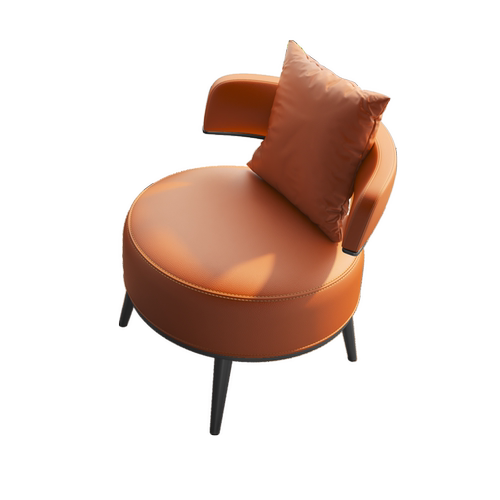 Lazy Sofa Living Room Chair Office Art Design Ergonomic Lounge Chair Nordic Occasional Balcony Chaise Design Dining Chairs