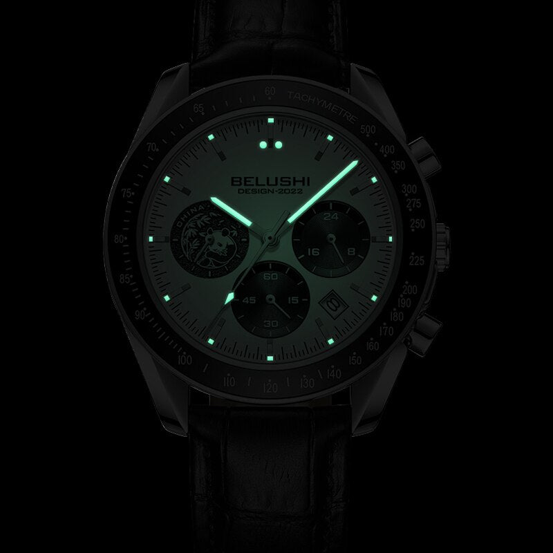 2022 New Mens Watch Top Brand Leather Wrist Watches For Men Waterproof Casual Sport Quartz Clock Fashion Watch Men Free Shipping
